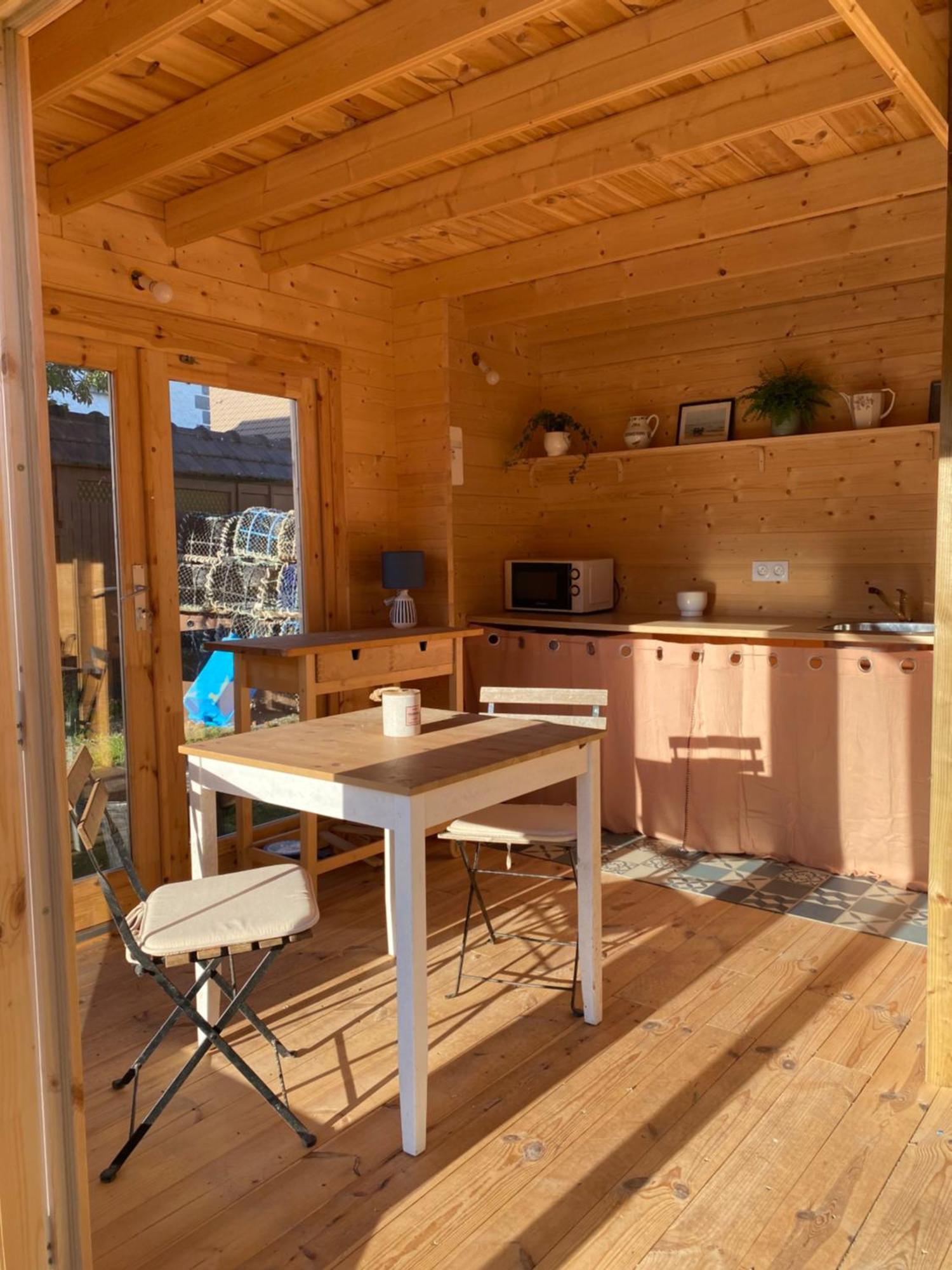 Maison En Bois 1 Chambre 4 Couchages Type Tiny House Granville Bagian luar foto