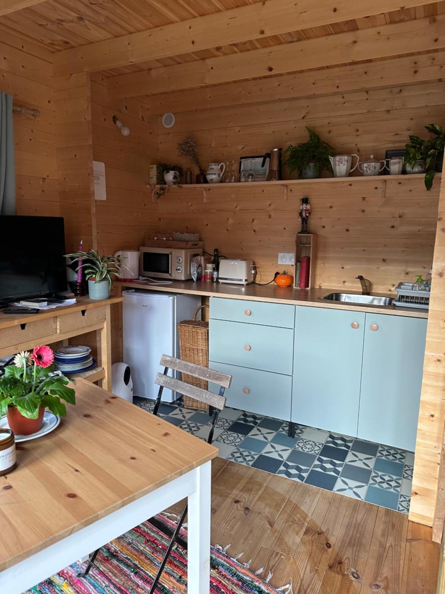 Maison En Bois 1 Chambre 4 Couchages Type Tiny House Granville Bagian luar foto